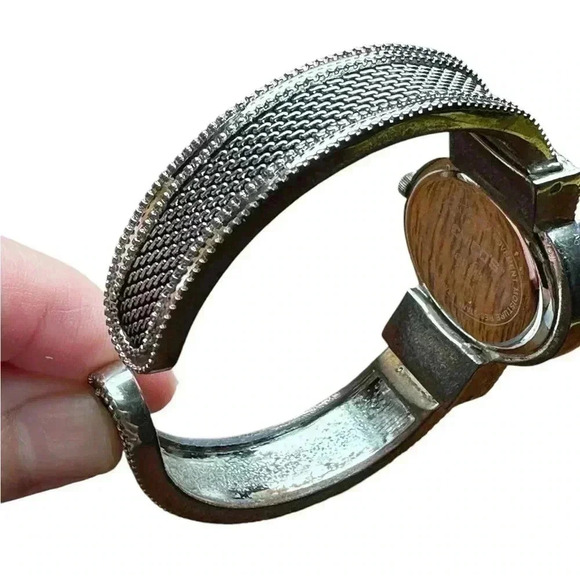 Chico's Bangle Cuff Bracelet Watch - Picture 4 of 7